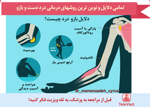 تمامی دلایل و نوین ترین روشهای درمانی درد دست و بازو