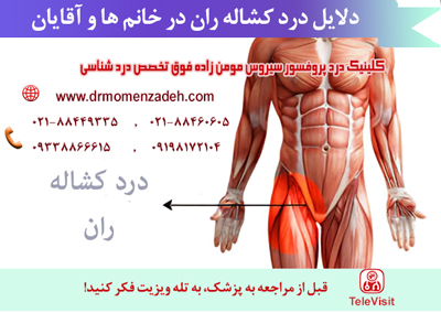 دلایل درد کشاله ران در خانم ها و آقایان