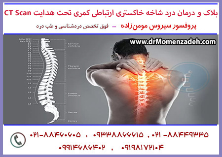 بلاک و درمان درد شاخه خاکستری ارتباطی کمری تحت هدایت CT Scan